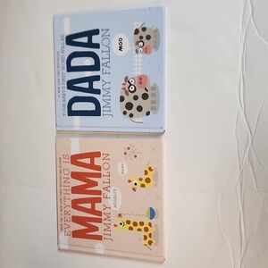 Mama & Dada Hardcover books by Jimmy Fallon good condition